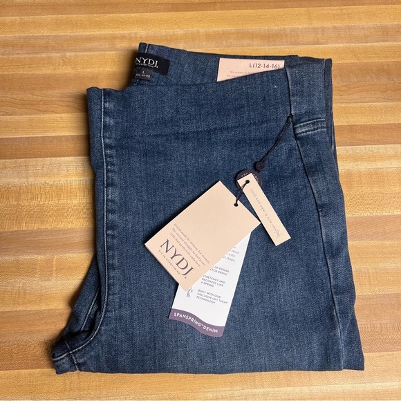 NYDJ Denim - Nydj Spanspring Denim Crop Pants Size L (12, 14, 16)